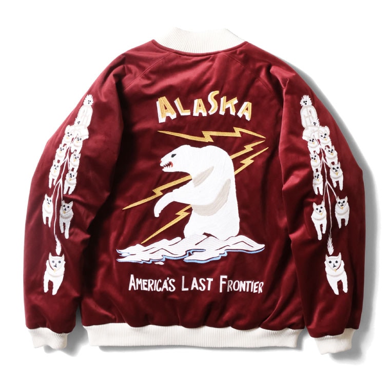 HOUSTON / ヒューストン 51521 VELVETEEN SOUVENIR JACKET (ALASKA) / 別珍スーベニアジャケット -全3色-