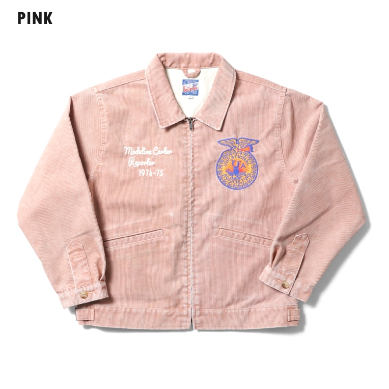 HOUSTON woman / ヒューストン ウーマン 5041W WASHED CORDUROY FFA JACKET / ウォッシュ加工コーデュロイFFAジャケット -全3色-