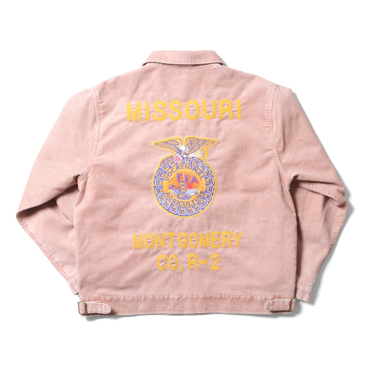 HOUSTON woman / ヒューストン ウーマン 5041W WASHED CORDUROY FFA JACKET / ウォッシュ加工コーデュロイFFAジャケット -全3色-