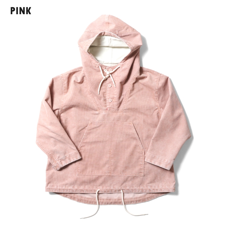 HOUSTON woman / ヒューストン ウーマン 5042W WASHED CORDUROY ANORAK PARKA / コーデュロイアノラックパーカー -全3色-