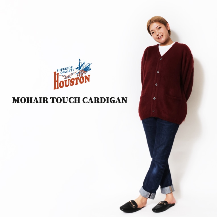 HOUSTON woman / ヒューストン ウーマン 2021W MOHAIR TOUCH CARDIGAN