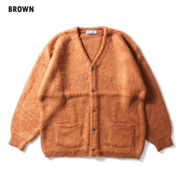 HOUSTON woman / ヒューストン ウーマン 2021W MOHAIR TOUCH CARDIGAN / モヘアタッチカーディガン -全6色- 