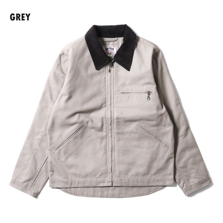 HOUSTON / ヒューストン 51560 DUCK ZIP WORK JACKET / ダックジップワークジャケット -全4色- 