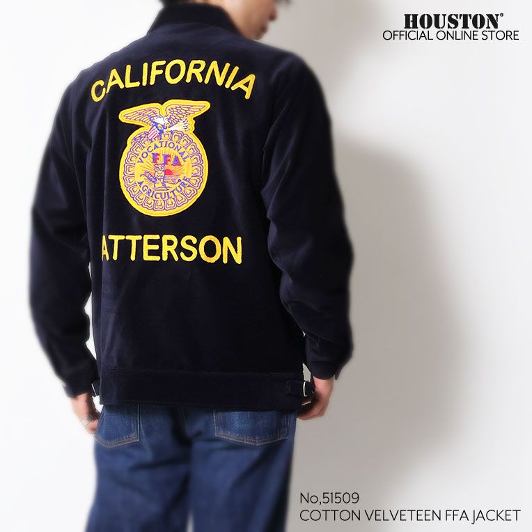 HOUSTON / ヒューストン 51509 COTTON VELVETEEN FFA JACKET / コットン別珍FFAジャケット -全3色- 