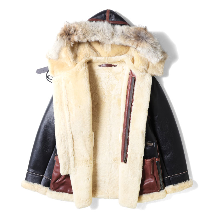 HOUSTON / ヒューストン 8230 MOUTON B-7 FLIGHT JACKET / ムートンB-7フライトジャケット -全1色- 