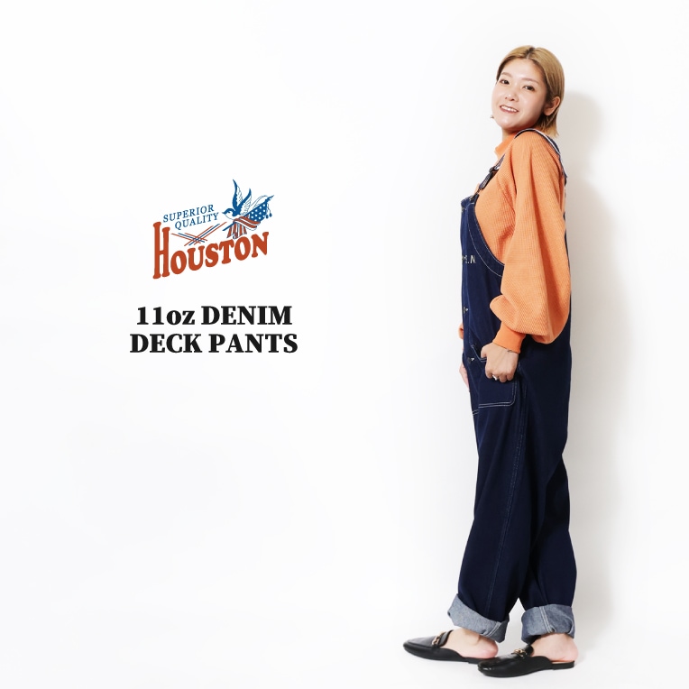 HOUSTON woman / ヒューストン ウーマン 1032W 11oz DENIM DECK PANTS / デニムデッキパンツ -全2色-