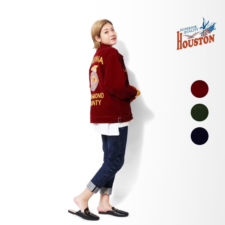 HuSTON ウールジャケット HOUSTON ブルゾン アウター HOUSTON/ヒューストン Duck Zip Work