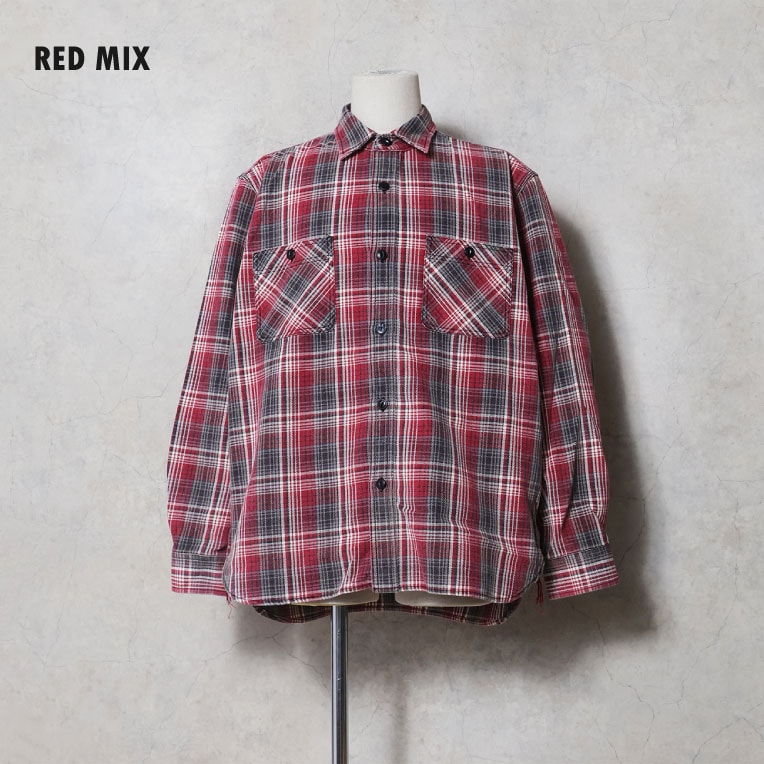HOUSTON / ヒューストン 41253VW VINTAGE AMERICAN CHECK VIYELLA SHIRT / ビンテージアメリカンチェックビエラシャツ -全8色-