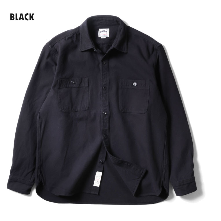 HOUSTON / ヒューストン 41254 SOLID VIYELLA SHIRT / ソリッドビエラシャツ -全6色- 