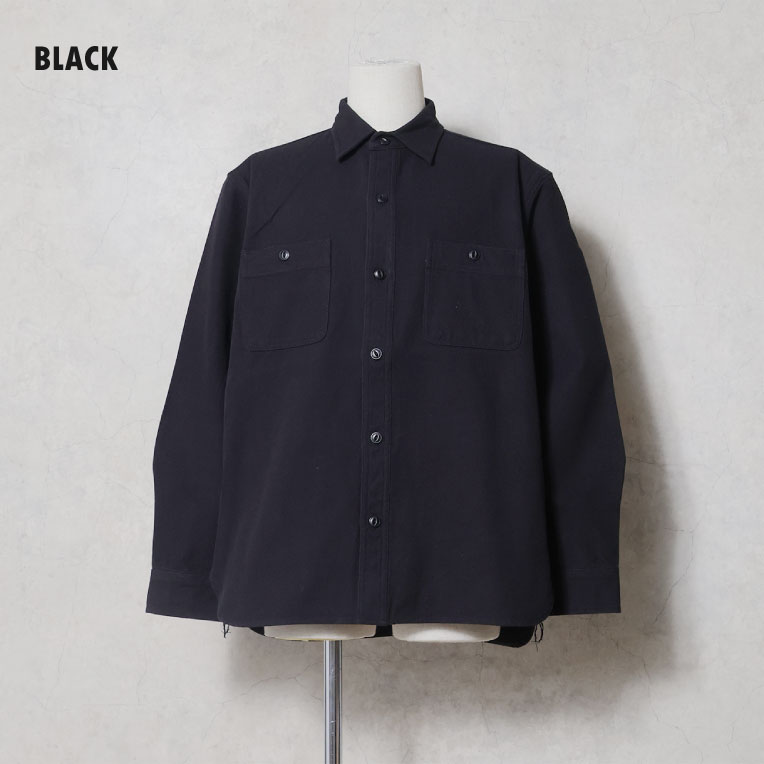 HOUSTON / ヒューストン 41254 SOLID VIYELLA SHIRT / ソリッドビエラシャツ -全6色-