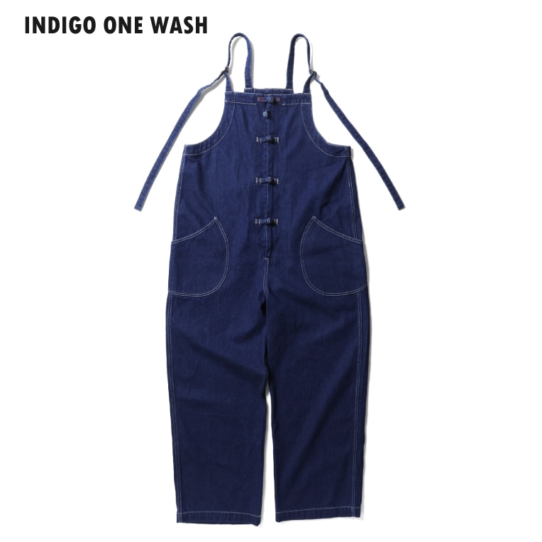 HOUSTON woman / ヒューストン ウーマン 1028W DENIM CHINA OVERALL