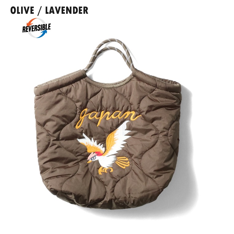 HOUSTON woman / ヒューストンウーマン 6021W BOA NYLON MARKET BAG (JAPAN) / ボアナイロンマーケットバッグ (ジャパン) -全3色- 