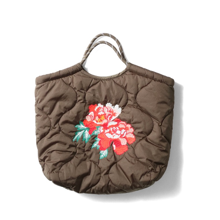 HOUSTON woman / ヒューストンウーマン 6021W BOA NYLON MARKET BAG (JAPAN) / ボアナイロンマーケットバッグ (ジャパン) -全3色- 