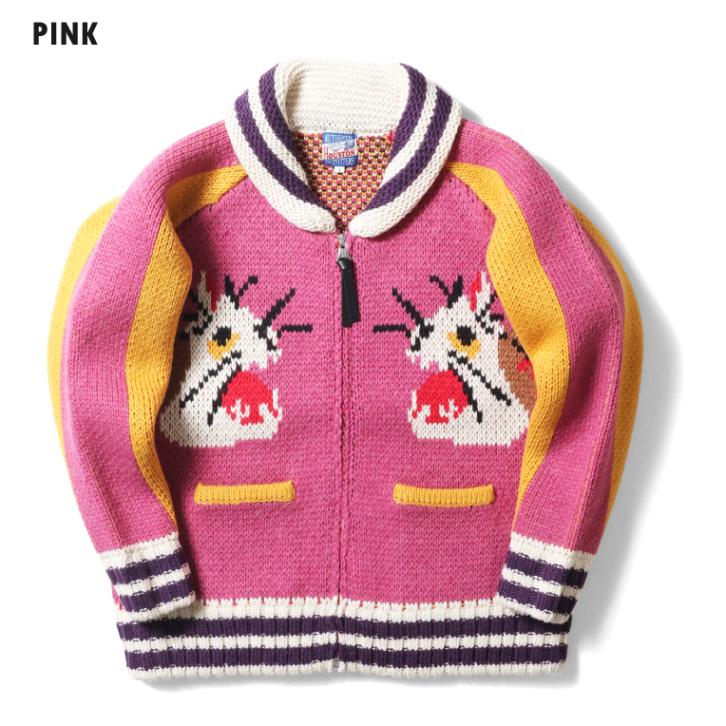 HOUSTON woman / ヒューストン ウーマン 2018W SOUVENIR COWICHAN SWEATER (CAT) / スーベニアカウチンセーター -全2色- 