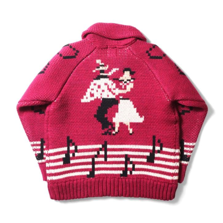HOUSTON woman / ヒューストン ウーマン 2019W SOUVENIR COWICHAN SWEATER (DANCE) / スーベニアカウチンセーター -全2色-
