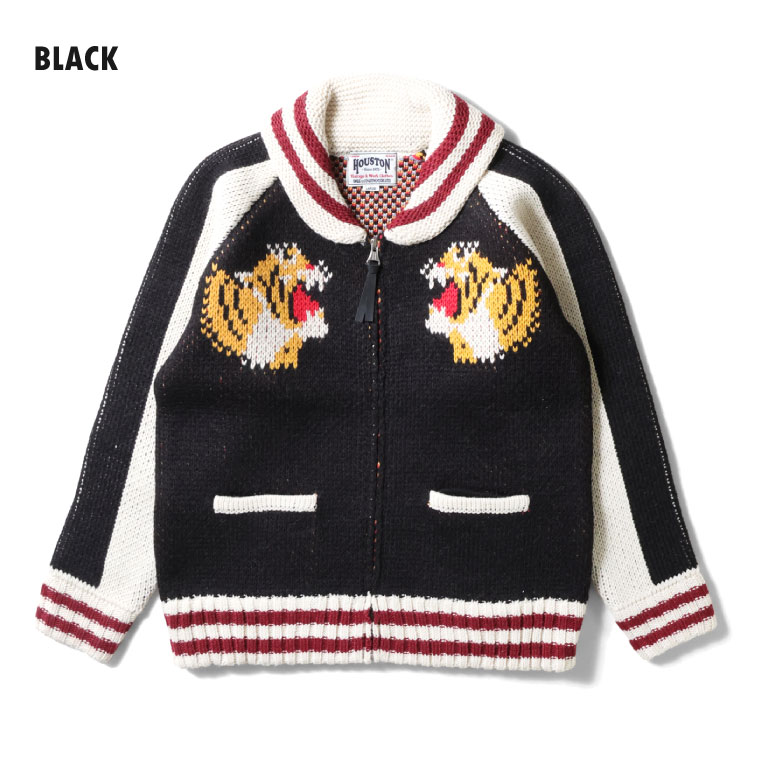 HOUSTON  / ヒューストン 22315 COWICHAN SWEATER (TIGER)/ カウチンニットセーター  -全3色- 
