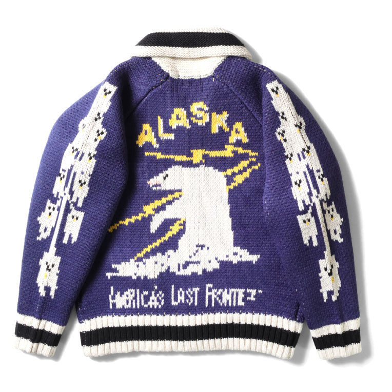 HOUSTON  / ヒューストン 22317 COWICHAN SWEATER (BEAR)/ カウチンニットセーター  -全3色- 