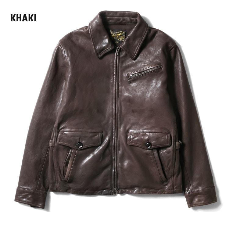 HOUSTON レザージャケット HOUSTON / ヒューストン 8225 LEATHER COLLAR JACKET / レザー