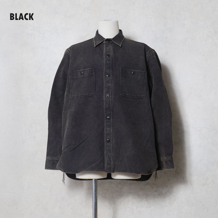 HOUSTON / ヒューストン 41254VW VINTAGE  SOLID VIYELLA SHIRT / ビンテージソリッドビエラシャツ -全5色-