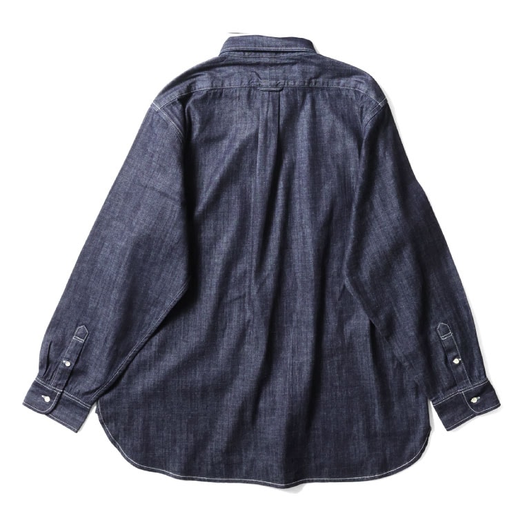 HOUSTON / ヒューストン 41256 DENIM BD SHIRT / デニムボタンダウンシャツ -全3色- 