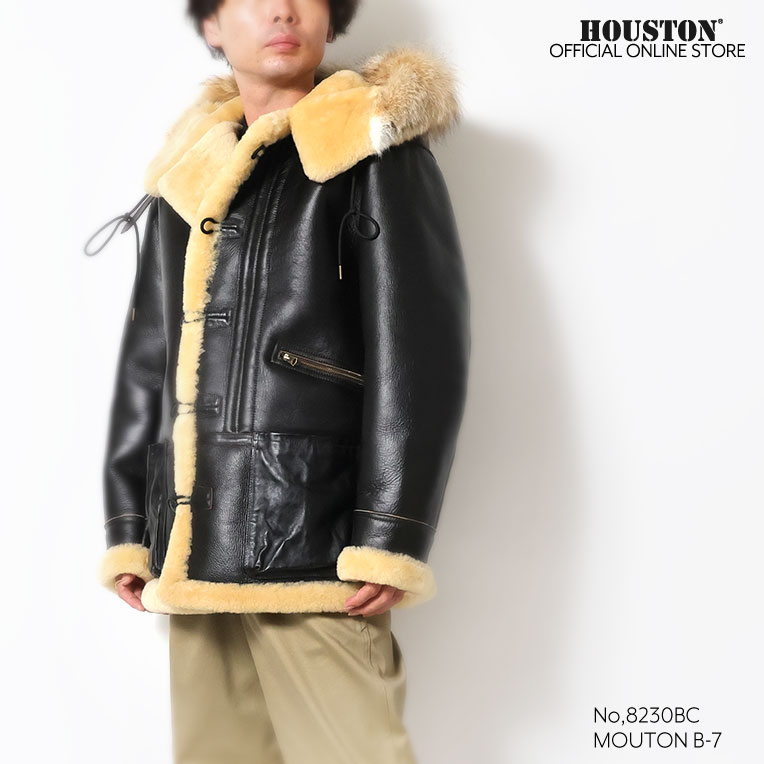 HOUSTON / ヒューストン 8230BC MOUTON B-7 FLIGHT JACKET / ムートンB-7フライトジャケット -全1色- 