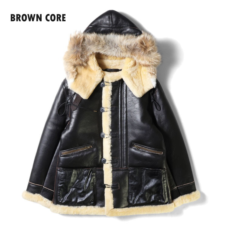 HOUSTON / ヒューストン 8230BC MOUTON B-7 FLIGHT JACKET / ムートンB-7フライトジャケット -全1色-  