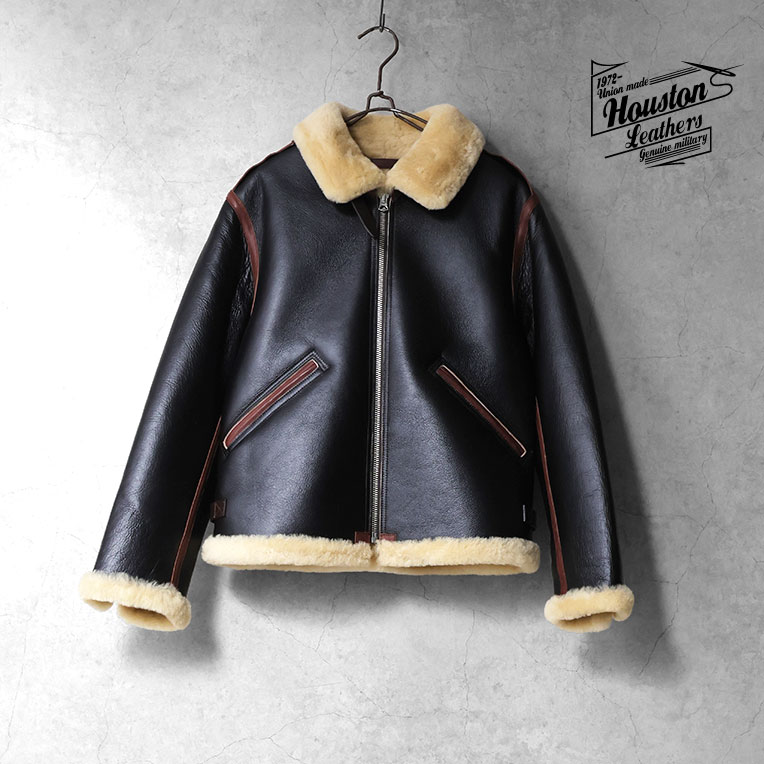 HOUSTON / ヒューストン 8232 MOUTON B-6 FLIGHT JACKET / ムートンB-6フライトジャケット -全2色-
