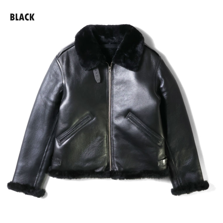HOUSTON / ヒューストン 8232 MOUTON B-6 FLIGHT JACKET / ムートンB-6フライトジャケット -全2色-