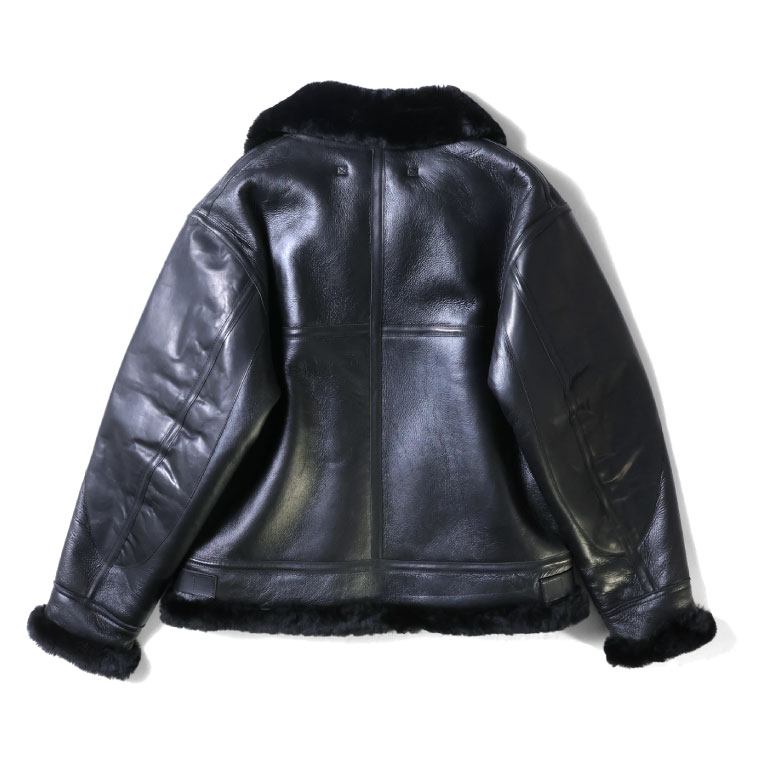 HOUSTON / ヒューストン 8233 MOUTON B-3 FLIGHT JACKET -2POCKET- / ムートンB-3フライトジャケット-2POCKET- -全2色-