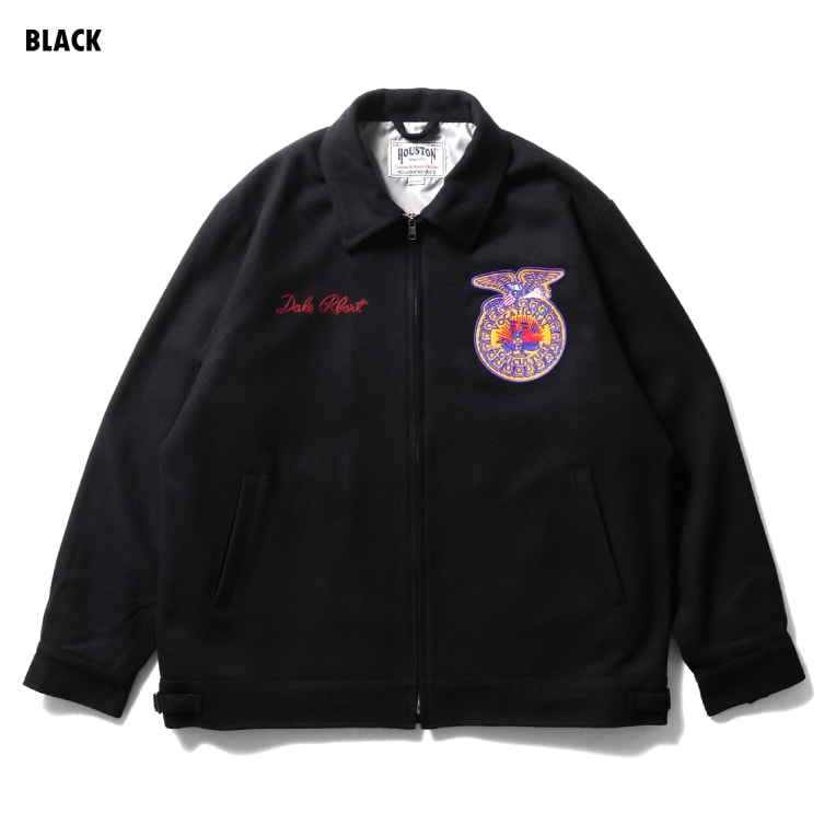 HOUSTON / ヒューストン 51519 MELTON FFA JACKET / メルトン FFAジャケット -全3色-