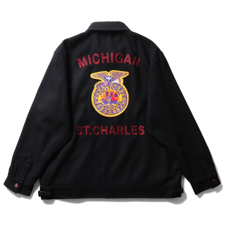 FFAジャケット ヒューストン HOUSTON / ヒューストン 51519 MELTON FFA JACKET / メルトン FFA