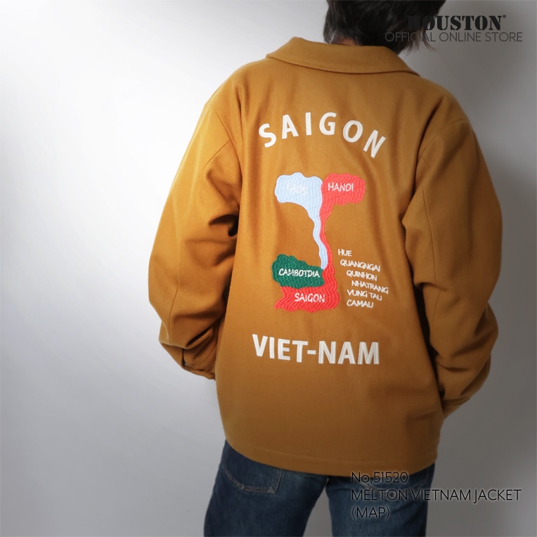 HOUSTON / ヒューストン 51520 MELTON VIETNAM JACKET (MAP