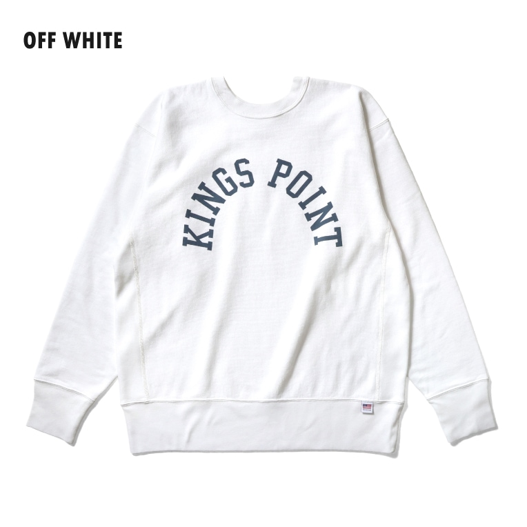 HOUSTON  / ヒューストン 22324 PRINT U.S. COTTON R/V SWEAT(KINGS POINT) / U.S.コットンスウェットシャツ -全2色- 