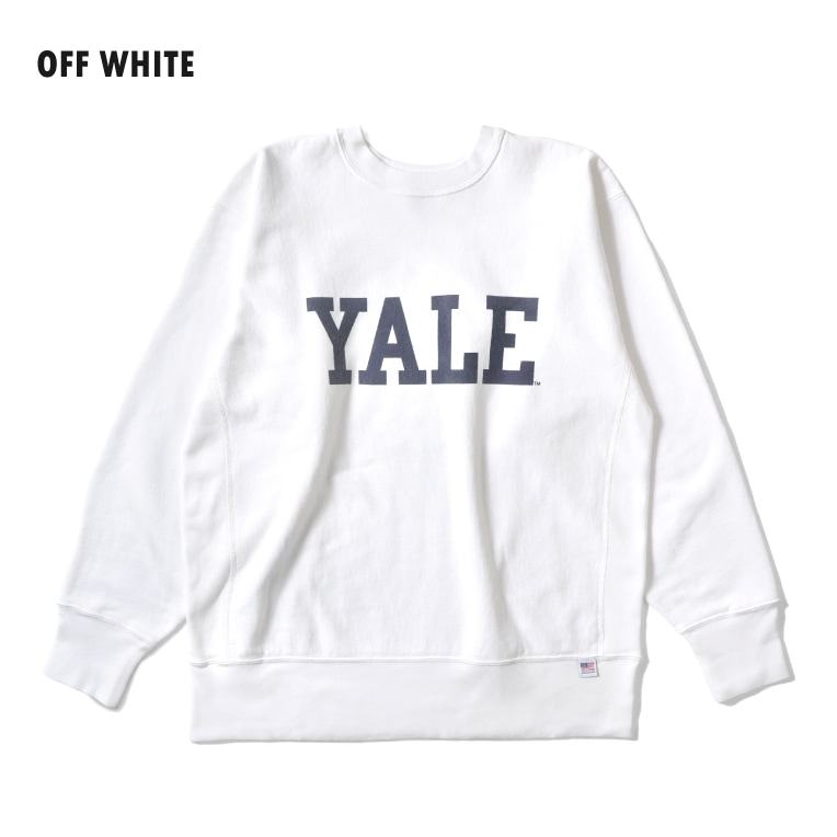 HOUSTON  / ヒューストン 22313 PRINT U.S. COTTON R/V SWEAT(YALE) / U.S.コットンスウェットシャツ -全2色- 