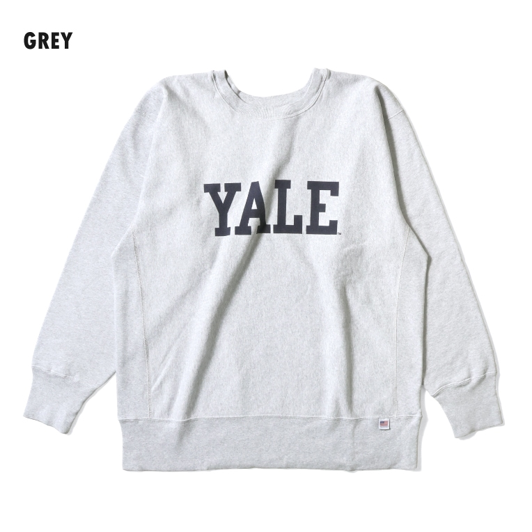 HOUSTON  / ヒューストン 22313 PRINT U.S. COTTON R/V SWEAT(YALE) / U.S.コットンスウェットシャツ -全2色- 