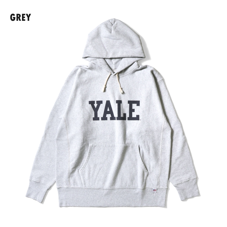 HOUSTON  / ヒューストン 22314 PRINT U.S. COTTON R/V HOODIE(YALE) / U.S.コットンスウェットフーディ -全2色- 
