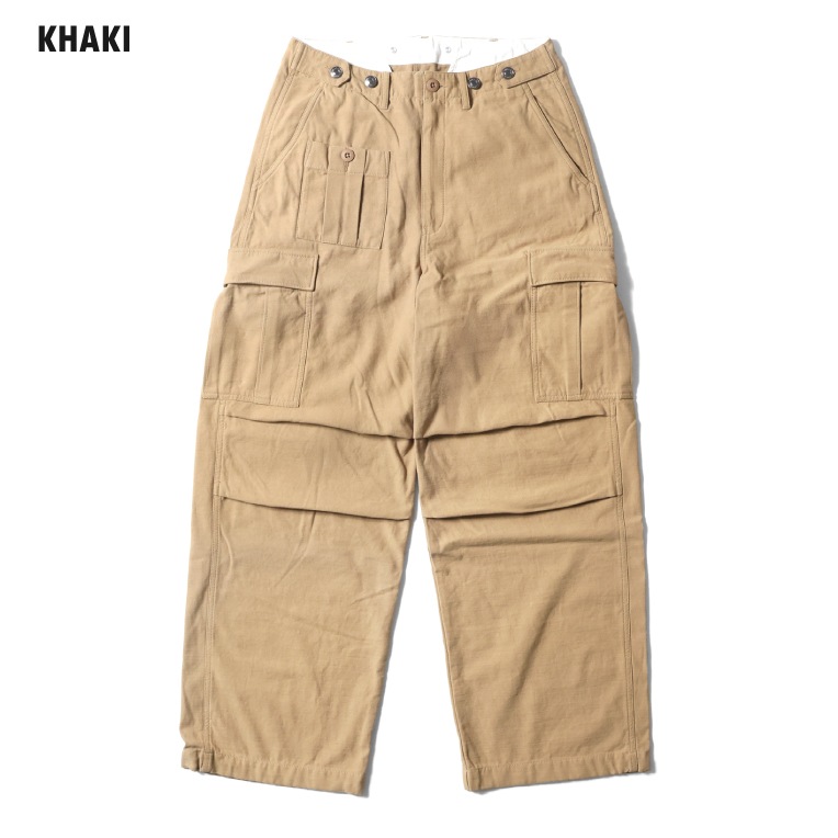 HOUSTON woman / ヒューストン ウーマン 1030W BACK SATIN UTILITY CARGO PANTS / バックサテンユーティリティーカーゴパンツ -全3色-