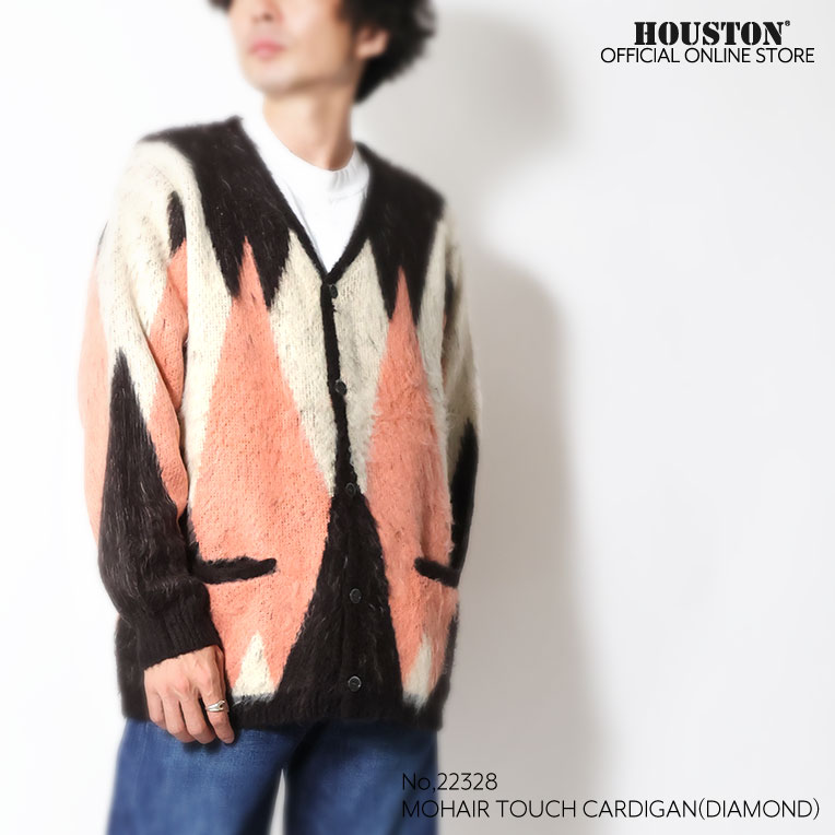 UNIVERD72 / ユニバード72 22328 MOHAIR TOUCH CARDIGAN(DIAMOND) / モヘアタッチ起毛カーディガン  -全4色- 