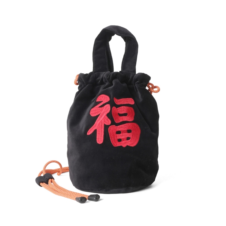 HOUSTON / ヒューストン 6899 VELVETEEN EFFECT BAG (MAP) / 刺繍別珍エフェクトバッグ(マップ) -全3色- 