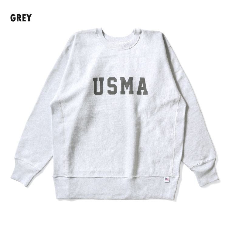 HOUSTON  / ヒューストン 22322 PRINT U.S. COTTON R/V SWEAT(USMA) / U.S.コットンスウェットシャツ -全2色- 