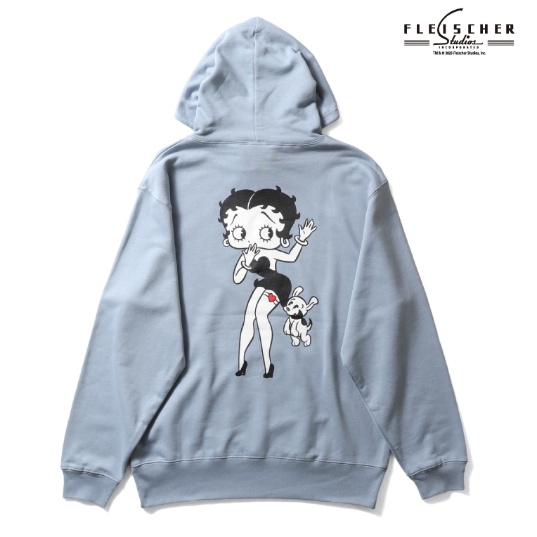 HOUSTON / ヒューストン 22360 【HOUSTON】 BETTY BOOP P/O PARKA / ベティ ・ ブープ プルオーバーパーカー -全3色-