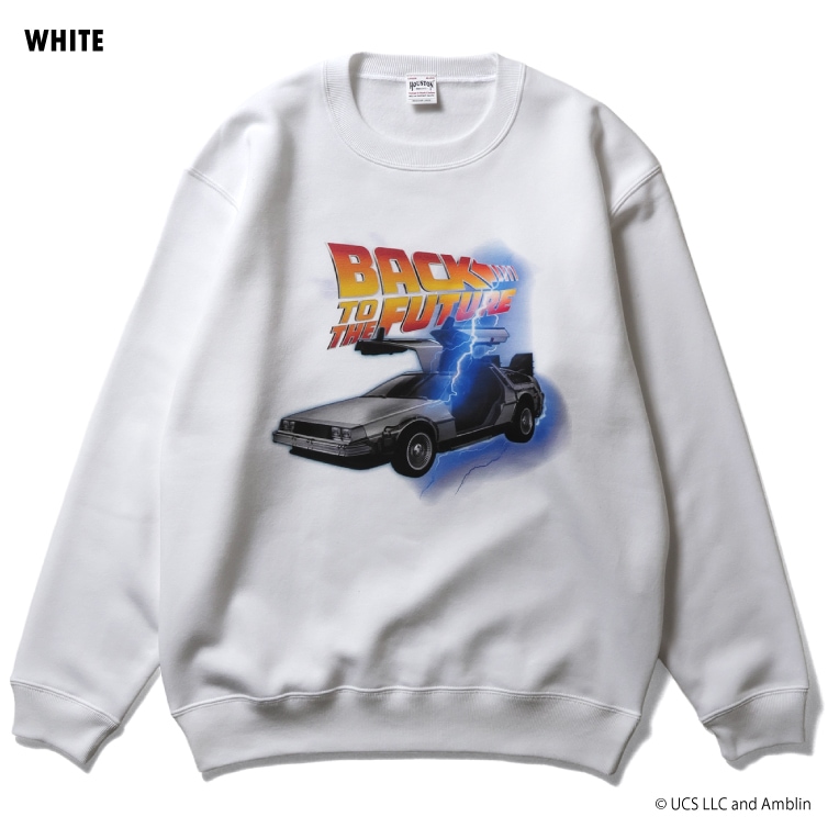 HOUSTON / ヒューストン 22361 【HOUSTON】 BACK TO THE FUTURE C/N SWEAT / バックトゥザフューチャー クルーネック スウェット -全3色-