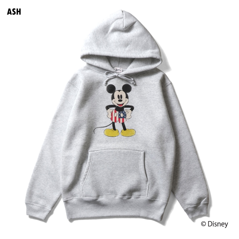 HOUSTON / ヒューストン 22364 【HOUSTON】 MICKEY MOUSE P/O PARKA / ミッキー マウス プルオーバーパーカー -全3色-