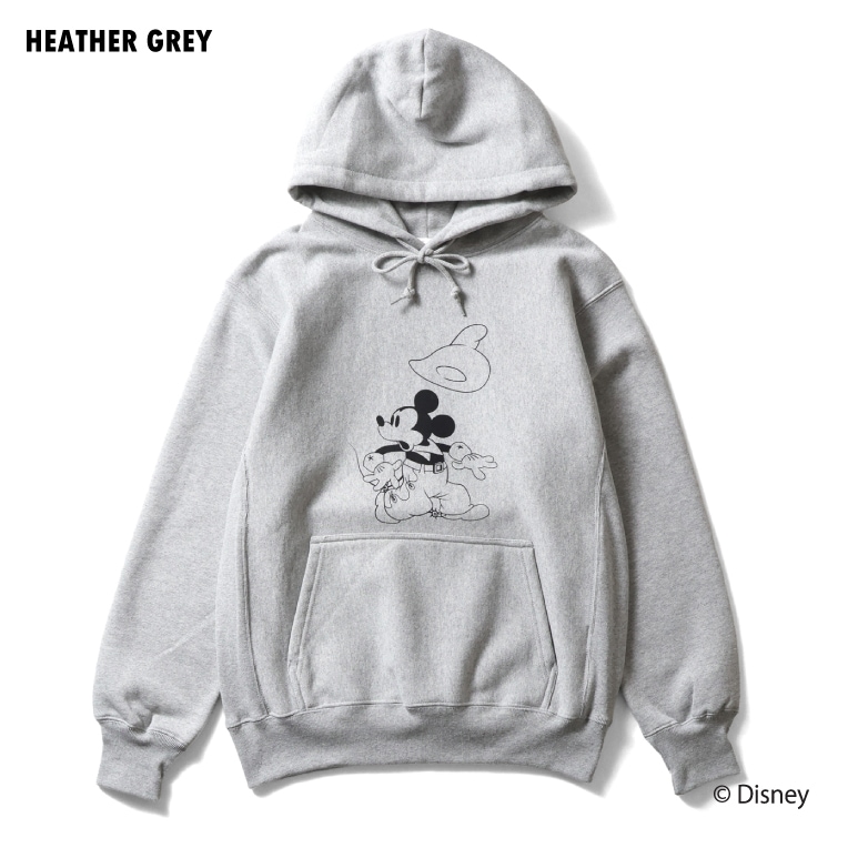 HOUSTON / ヒューストン 22366 【HOUSTON】 MICKEY MOUSE P/O PARKA / ミッキー マウス プルオーバーパーカー -全3色-