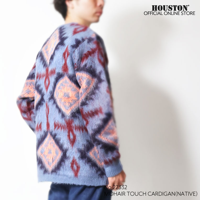 UNIVERD72 / ユニバード72 22332 MOHAIR TOUCH CARDIGAN(NATIVE) / モヘアタッチ起毛カーディガン  -全3色- 