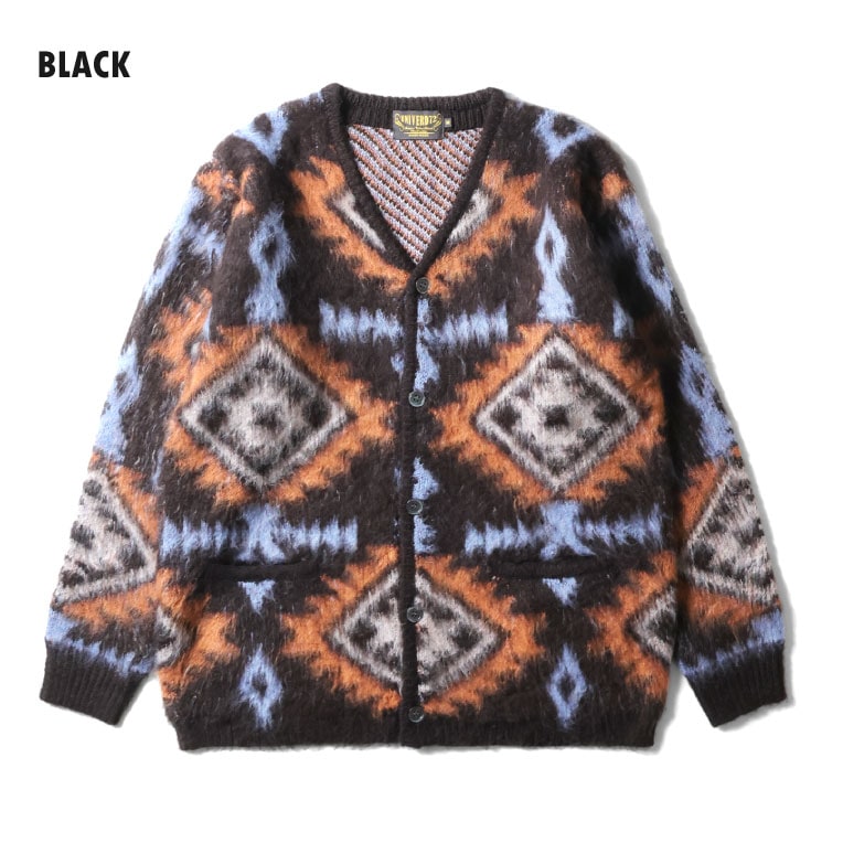 UNIVERD72 / ユニバード72 22332 MOHAIR TOUCH CARDIGAN(NATIVE) / モヘアタッチ起毛カーディガン  -全3色- 