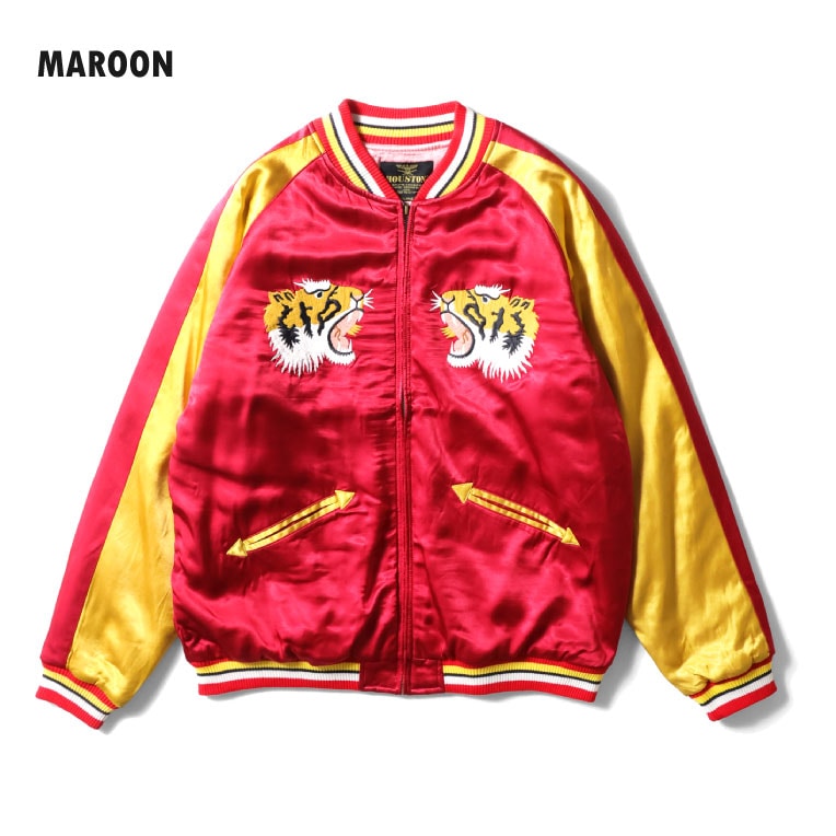 HOUSTON / ヒューストン 51525 RAYON SOUVENIR JACKET (TIGER