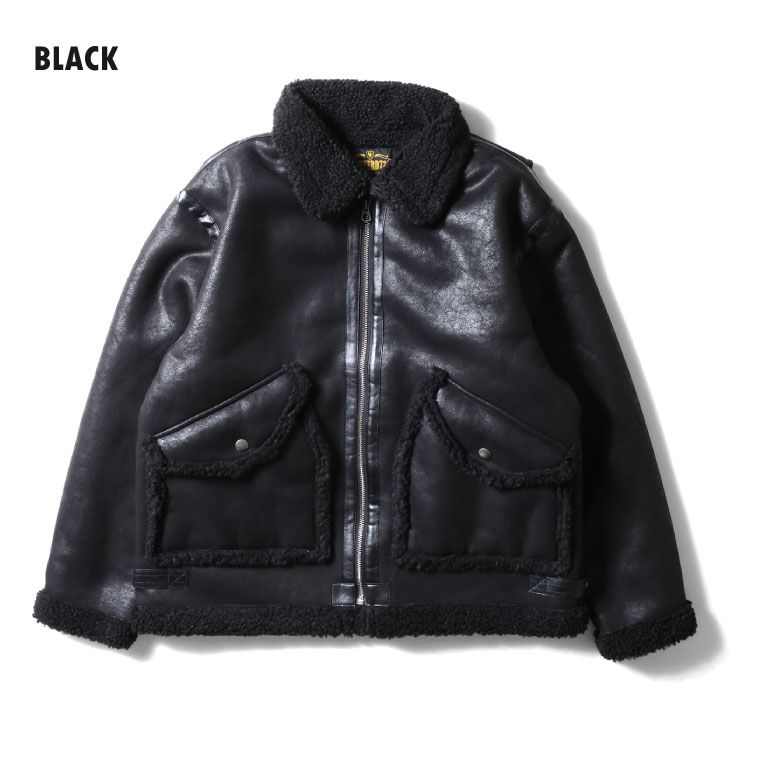 UNIVERD72 / ユニバード72 51558 FAKE MOUTON JACKET type CWU/45P