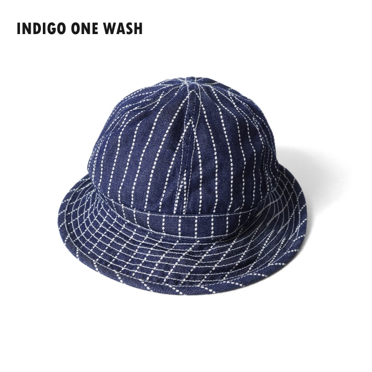 HOUSTON / ヒューストン 6896 WABASH DENIM ARMY HAT / ウォバッシュデニムアーミーハット -全2色- 