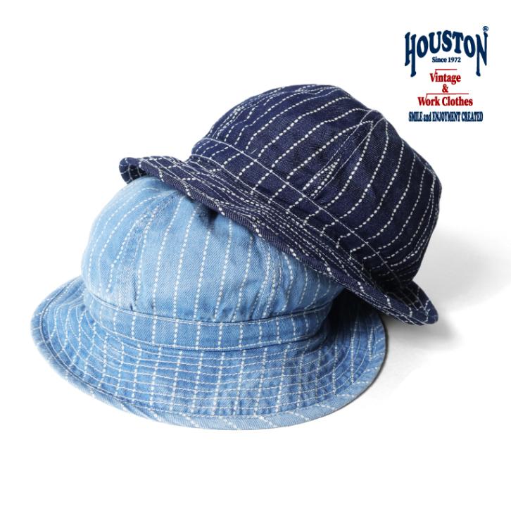HOUSTON / ヒューストン 6896 WABASH DENIM ARMY HAT / ウォバッシュデニムアーミーハット -全2色-